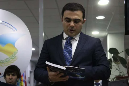 Ukrayna azərbaycanlıları həmrəylik toplantısında “Azərbaycan diasporu” kitabını təqdim ediblər