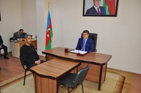 Əmlak Məsələləri Dövlət Komitəsinin sədri Salyanda vətəndaş qəbulu keçirib