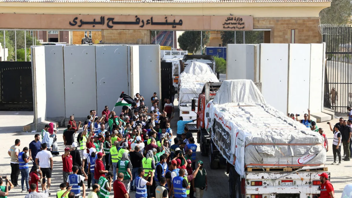 Israel says 39 trucks of aid entered Gaza today, bringing total since start of war to 171