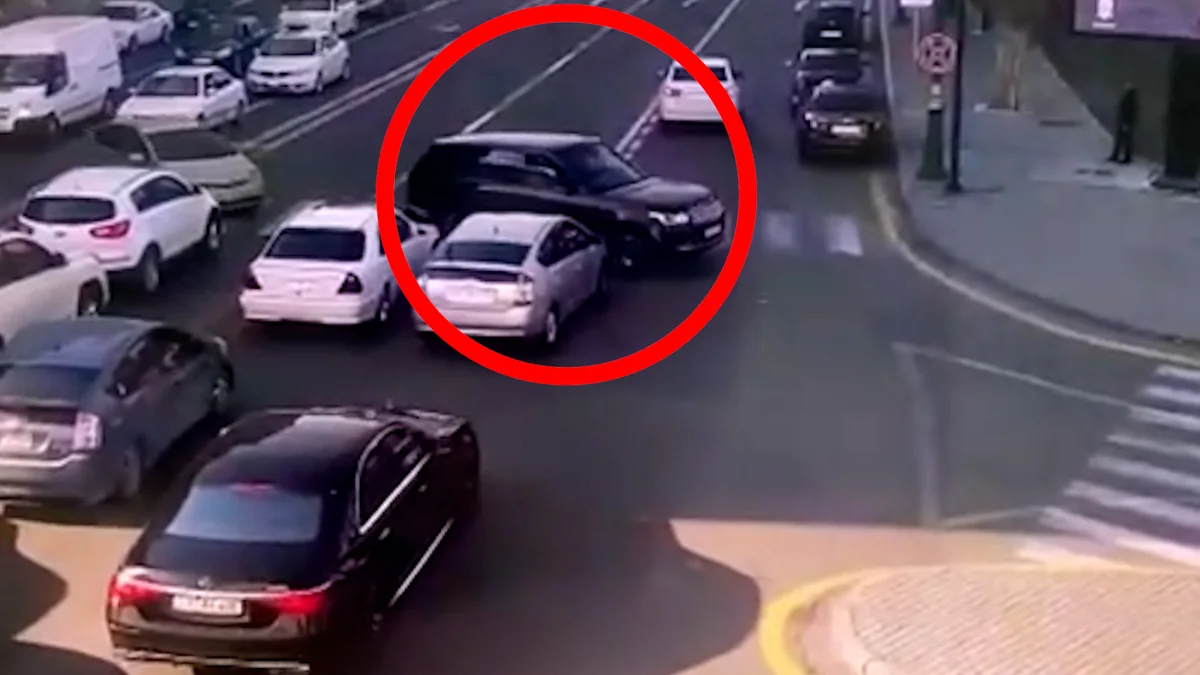 Bakıda polisin əmrinə tabe olmayan Range-Roverin sürücüsü həbs edilib