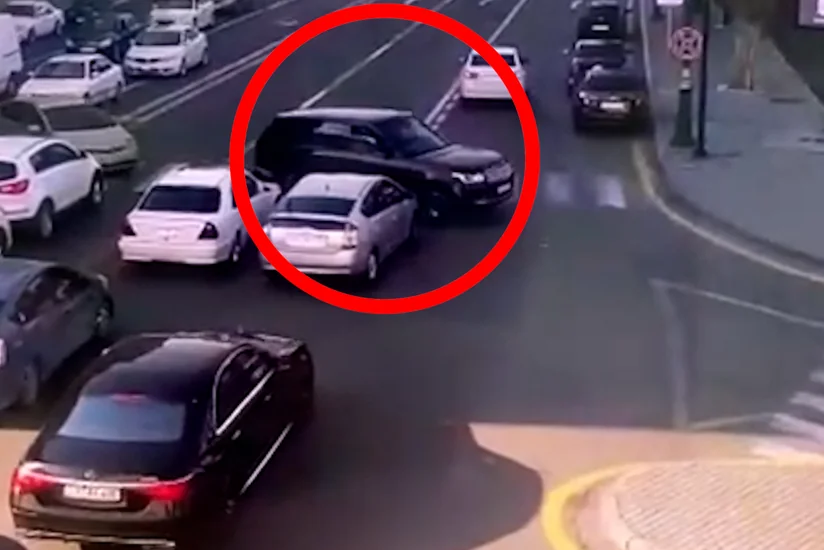 Bakıda polisin əmrinə tabe olmayan Range-Roverin sürücüsü həbs edilib