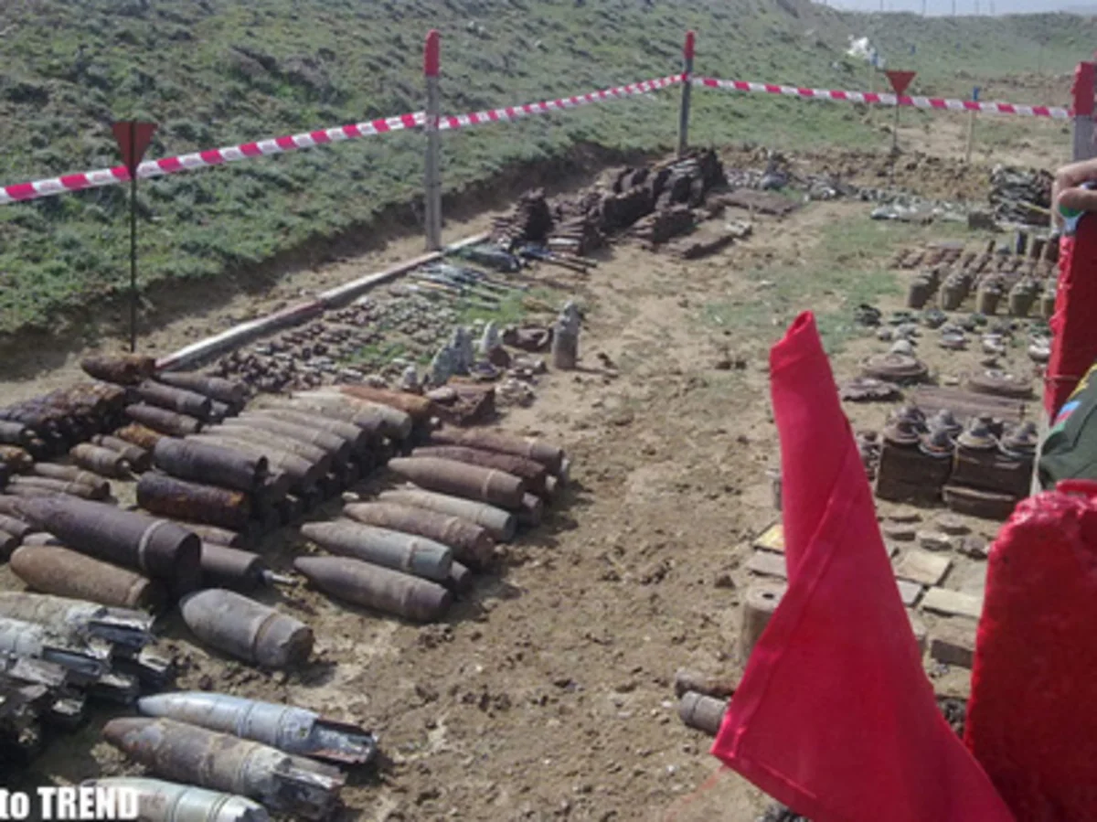 ANAMA: Şirvanda “Araz” zavodu ətrafında 10 partlamamış hərbi sursat tapılıb