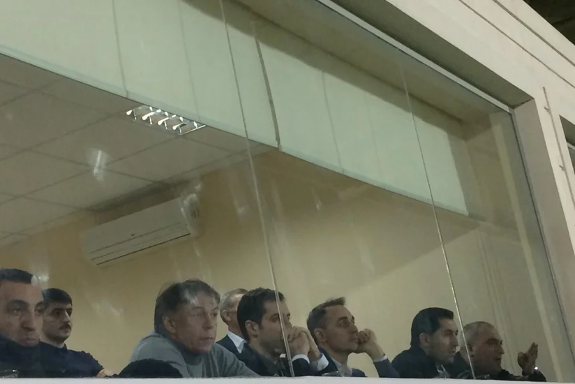 Azərbaycan millisinin baş məşqçi postuna namizəd Sumqayıt - Qarabağ matçını izləyib