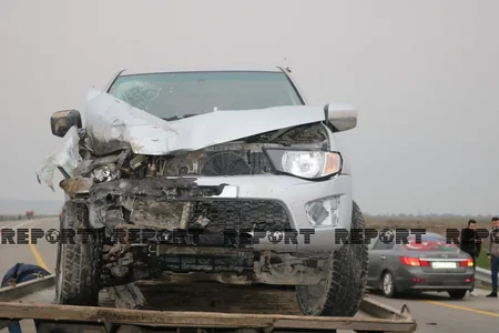 Salyanda zəncirvari qəza olub, ölən var  