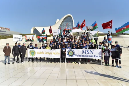 Zəfər Gününə həsr olunmuş veloyürüş təşkil edilib