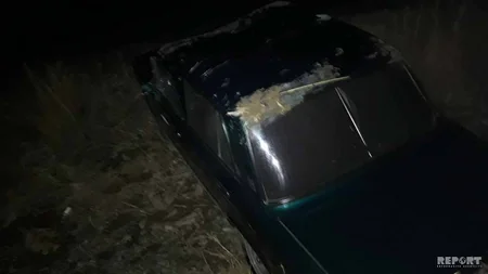 В Товузе перевернулся автомобиль, есть пострадавший