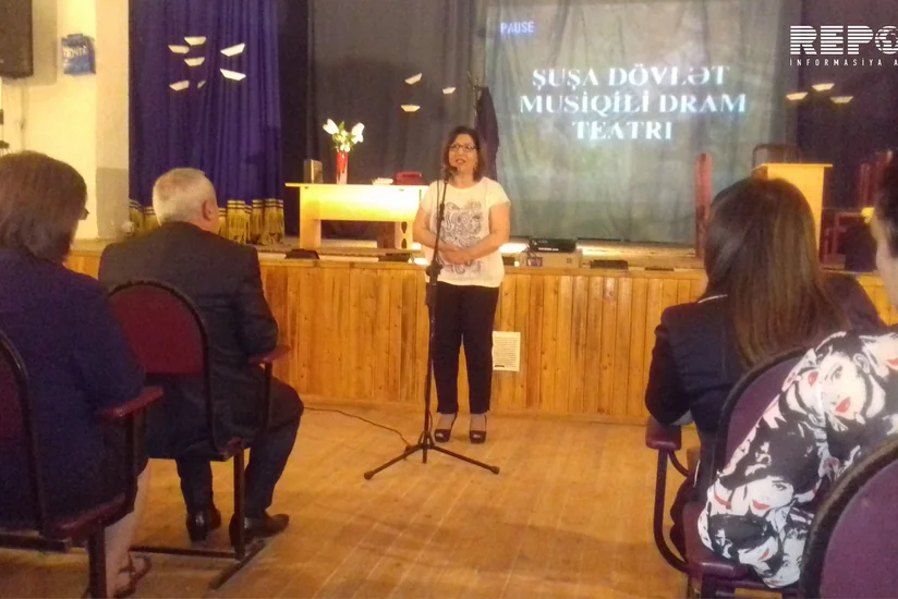​Şuşa Dövlət Musiqili Dram Teatrı Salyanda “Ağ qayıq” tamaşasını nümayiş etdirib - FOTO