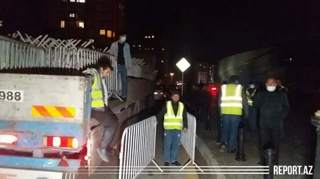 Bulvar və parkların çəpərləri sökülür - VİDEO