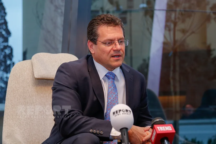 Maroş Şevçoviç: Cənub qaz dəhlizi layihəsi Avropa İttifaqı üçün prioritet məsələdir