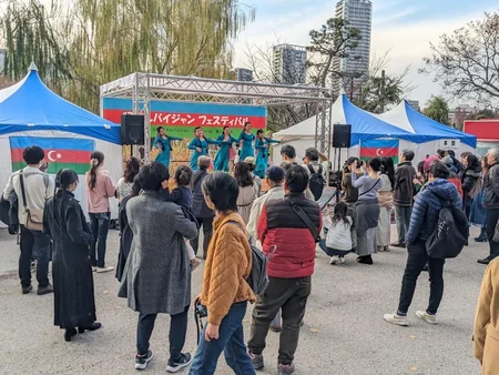 Tokionun Ueno parkında “Azərbaycan festivalı” təşkil edilib