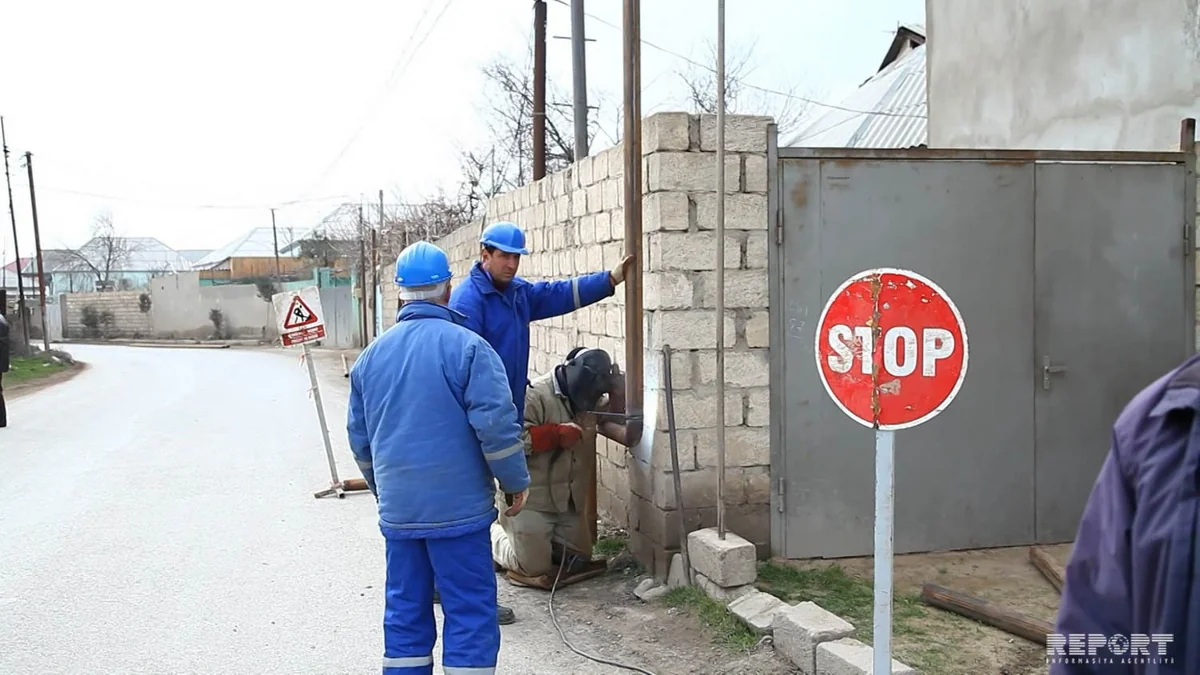 Sumqayıtda qaz kəmərləri yenidən qurulur - VİDEOREPORTAJ