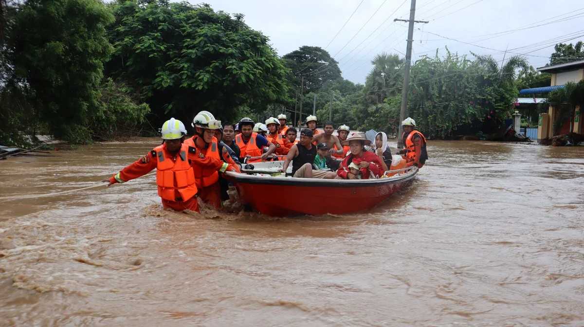 Myanmar's flood death toll nears 300