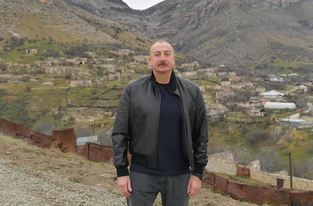 Prezident Xocalı rayonunun Pirlər kəndində olub