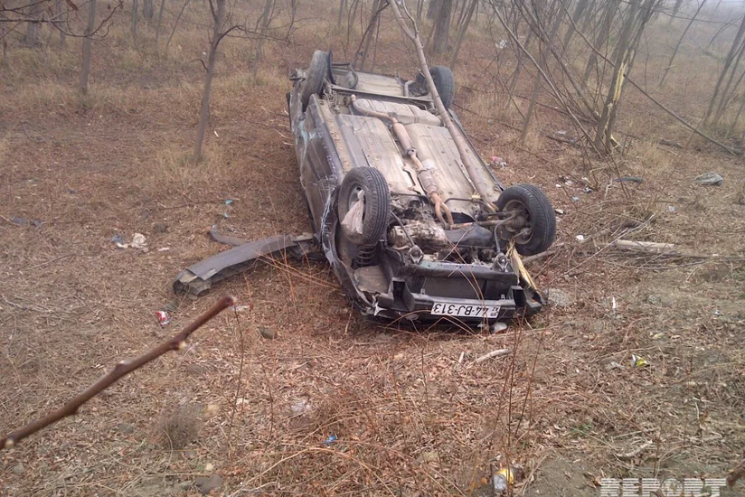 Duman Goranboyda yol qəzasına səbəb olub - FOTO
