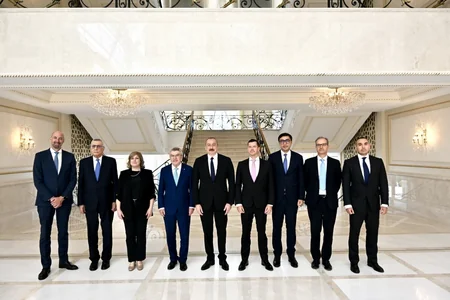 Prezident İlham Əliyev Beynəlxalq Olimpiya Komitəsinin Prezidentini qəbul edib - YENİLƏNİB