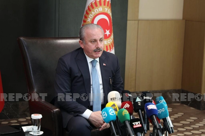 Türkiyə parlamentinin sədri Ermənistanın atəşkəsi pozmasına münasibət bildirib