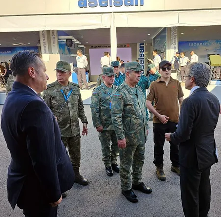 Müdafiə Nazirliyinin rəhbər heyəti Türkiyədə Doğanbey təlim sahəsində olublar