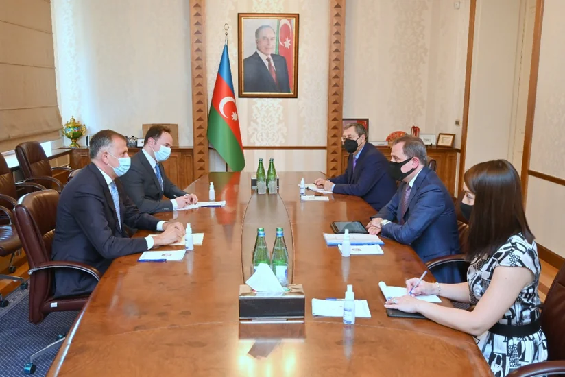Jeyhun Bayramov meets with Georgian Ambassador to Azerbaijan