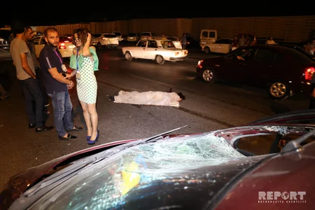 Ziya Bünyadov prospektində yaşlı kişini maşın vuraraq öldürüb - FOTO - VİDEO - YENİLƏNİB