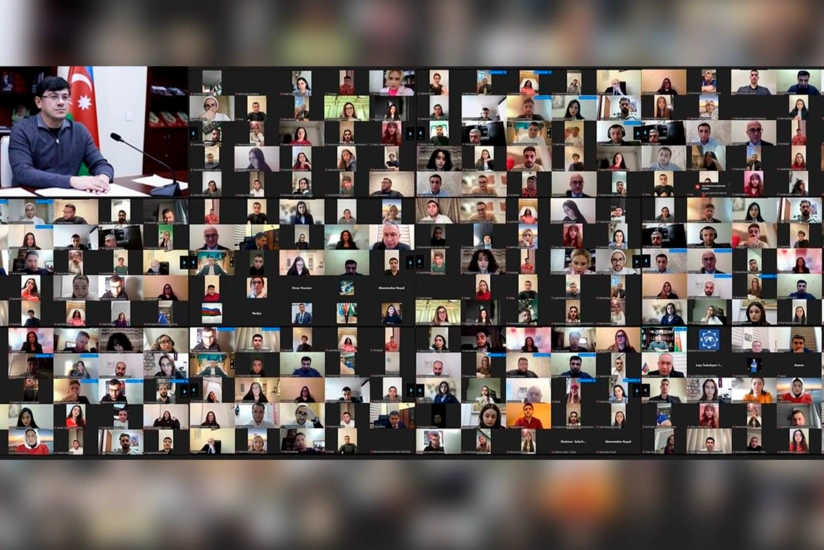 Diaspor gəncləri ilə videokonfrans keçirilib