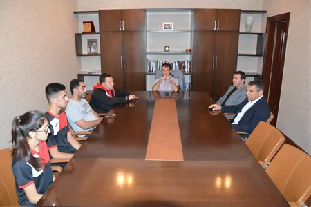 Olimpiadaya yollanacaq Azərbaycan taekvondoçuları ilə görüş keçirilib