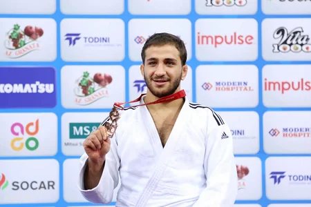 Rövnəq Abdullayev cüdo üzrə dünya çempionatı qaliblərinin mükafatlandırılması mərasimində iştirak edib - FOTO