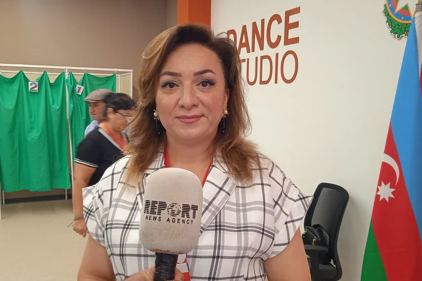 Voters cast ballots at four polling stations in Azerbaijan's liberated Fuzuli