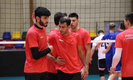 Azərbaycanın voleybol yığması Belarusa qalib gəlib