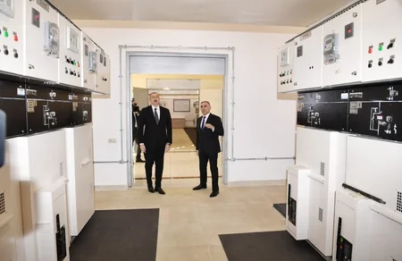 “Ağstafa” elektrik yarımstansiyasının yenidənqurmadan sonra açılışı olub - YENİLƏNİB
