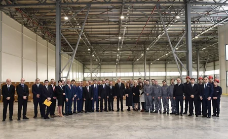 Prezident Sumqayıt Kimya Sənaye Parkında tütün məmulatları istehsalı fabrikinin açılışında iştirak edib