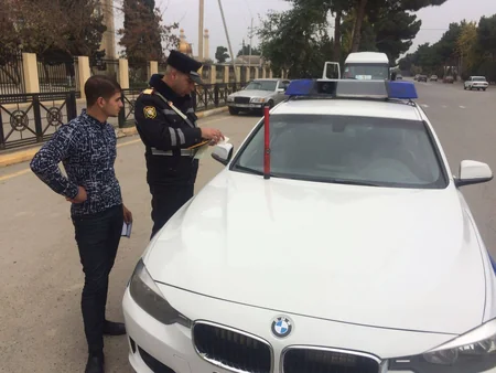 Şirvanda qanunları pozan sürücülərə qarşı reyd keçirilib