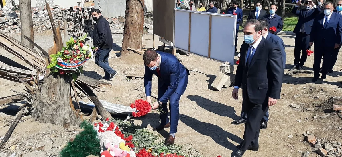 Ukrainian Minister of Infrastructure visits Ganja