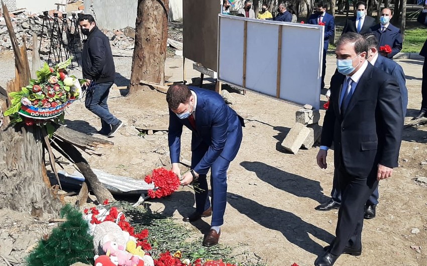 Ukrainian Minister of Infrastructure visits Ganja