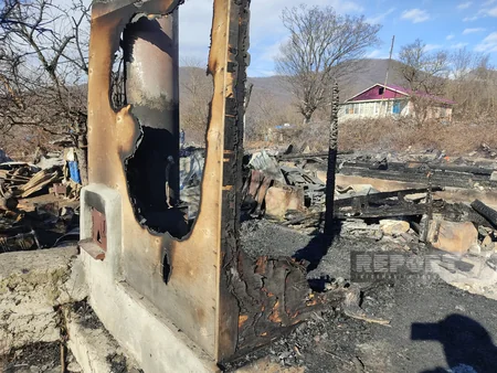 Oğuzda evləri yanan ailələrə yardım olunacaq