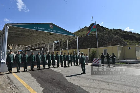 Memory of martyrs honored at Lachin border checkpoint