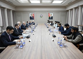 Azerbaijani PM Ali Asadov meets with deputy prime minister of Afghanistan