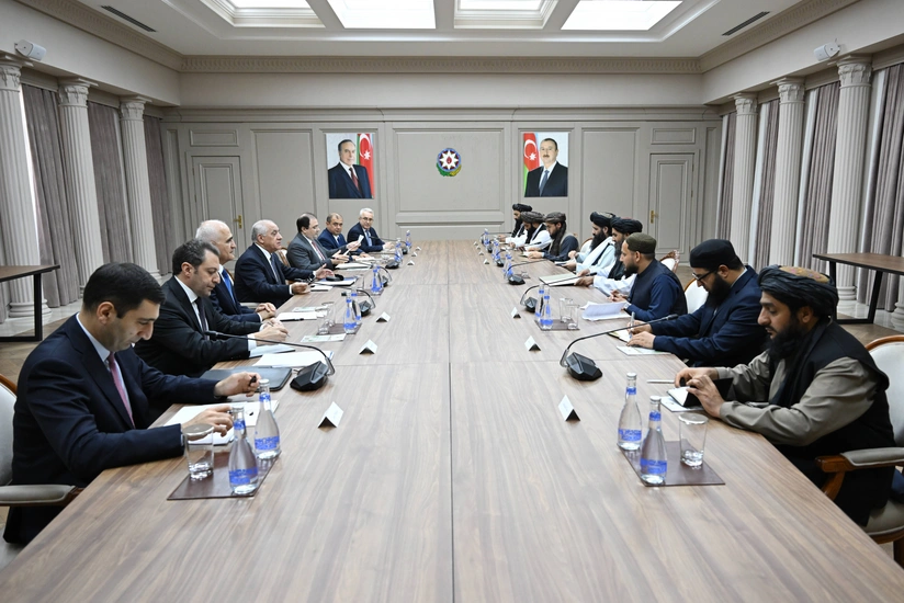 Azerbaijani PM Ali Asadov meets with deputy prime minister of Afghanistan