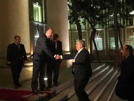 Azerbaijan`s FM meets Greek counterpart