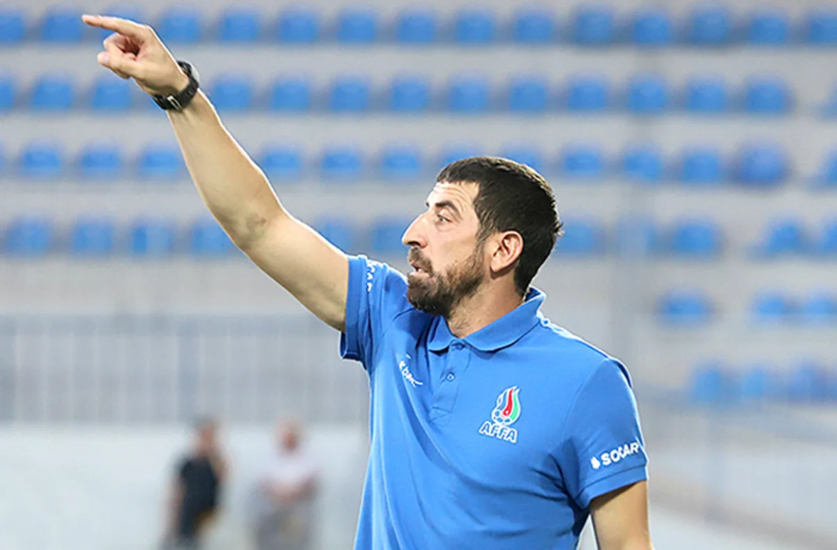 Azərbaycan millisinin baş məşqçisi UEFA İnkişaf Turnirində Gürcüstan üzərində qələbəni dəyərləndirib