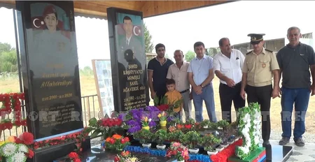 Biləsuvarda Vətən müharibəsi şəhidinin doğum günü qeyd edilib 