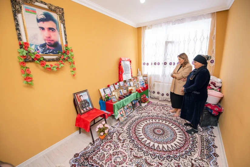 Qırmızı Ürəklər Fondu 3 şəhid ailəsini fərdi yaşayış evi ilə təmin edib