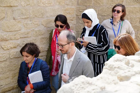UNESCO yanında Beynəlxalq Şuranın nümayəndələri İçərişəhəri ziyarət ediblər