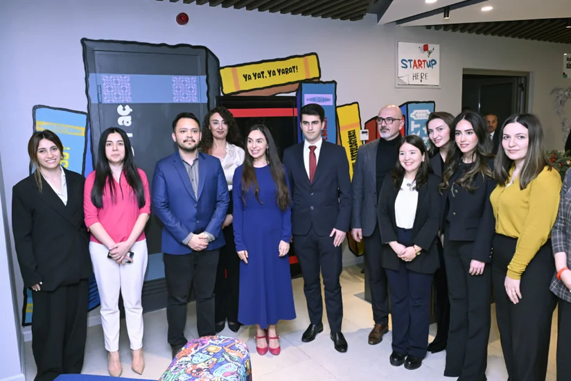 Leyla Əliyevanın iştirakı ilə Mədəni və Yaradıcı Sənayelərin İnkişafı Mərkəzinin açılışı olub