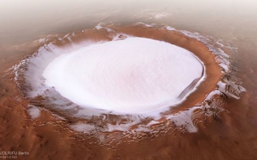 Russian and European scientists found huge stocks of ice on Mars