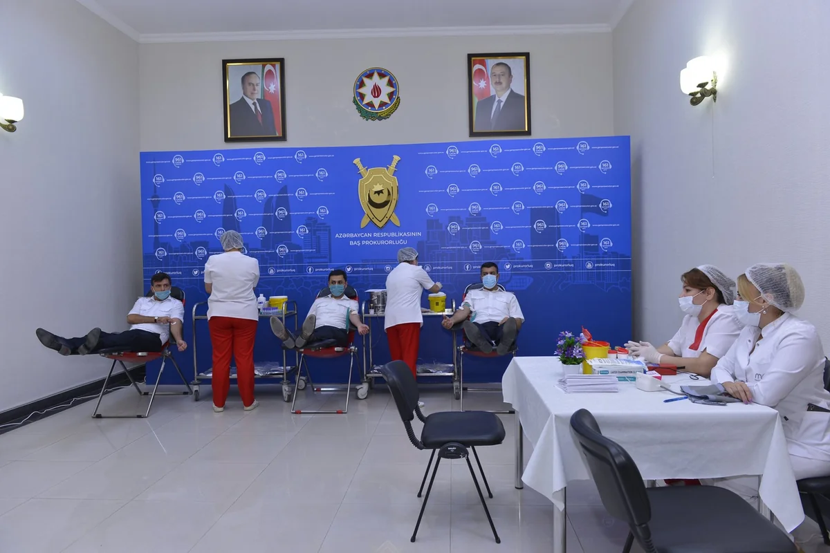 Prokurorluq əməkdaşları qanvermə aksiyasında iştirak etdi