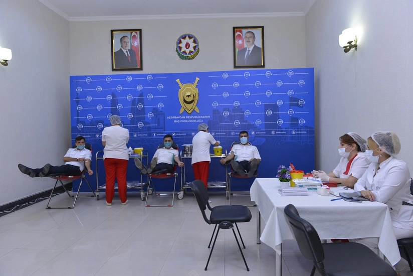 Prokurorluq əməkdaşları qanvermə aksiyasında iştirak etdi