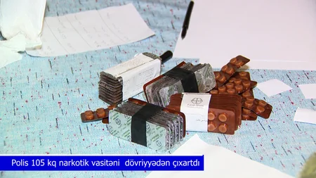 Polis əməliyyatlar keçirdi, 105 kq-dan artıq narkotik dövriyyədən çıxarıldı