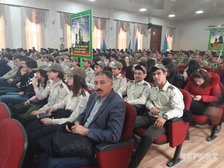 Müdafiə və Təhsil nazirlikləri Aprel zəfərindən ötən hər günə bir ağac əkək” devizi altında tədbir keçirib