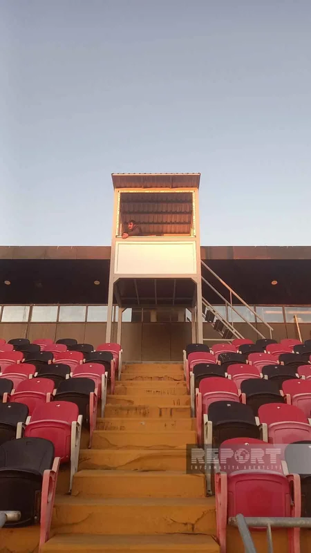 Azərbaycan millisinin oyunu ilə bağlı Qəbələ şəhər stadionunda görülən işlər yekunlaşıb