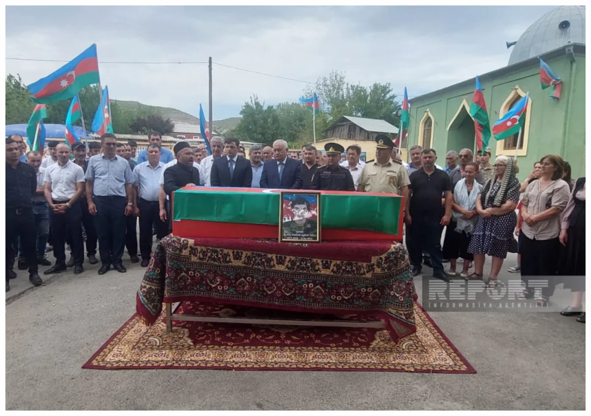 Füzulidə Birinci Qarabağ müharibəsinin şəhidi Muğan Əliyev dəfn edilib